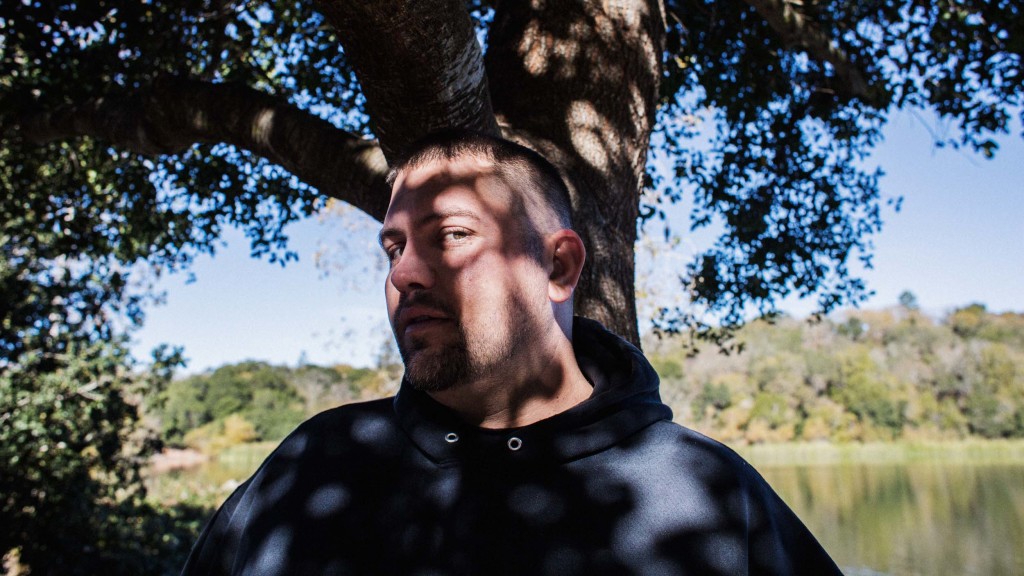 John Mesker who struggles with addiction and has been incarcerated several times since he was a teenager for crimes relating to his addiction, in Howarth Park, Santa Rosa, California, November 19th, 2015. AJ and John were in the Sonoma County Jail together and since this past August have been at a residential treatment center.
